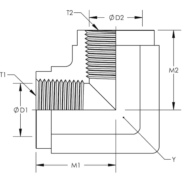 90° Female Pipe Elbow Stainless Steel